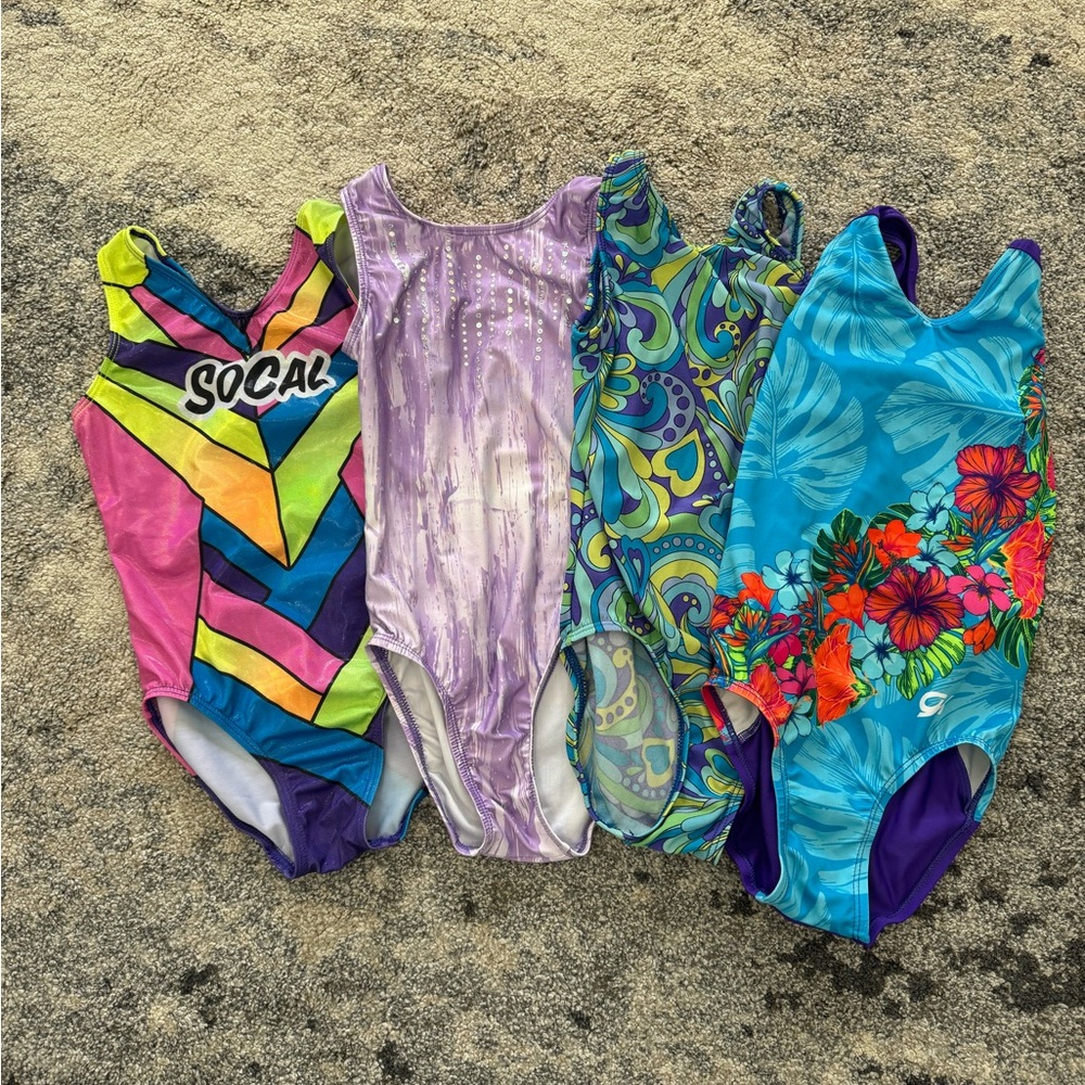 GK gymnastics leotard bundle CM